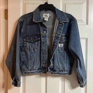 Vintage Cropped Jean Jacket